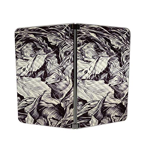 Image of MIGHTY SKINS MightySkins Carbon Fiber Skin for Microsoft Surface Duo - Nest Sketch | Protective, Durable Textured Carbon Fiber Finish | Easy to Apply, Remove, and Change Styles | Made in The USA