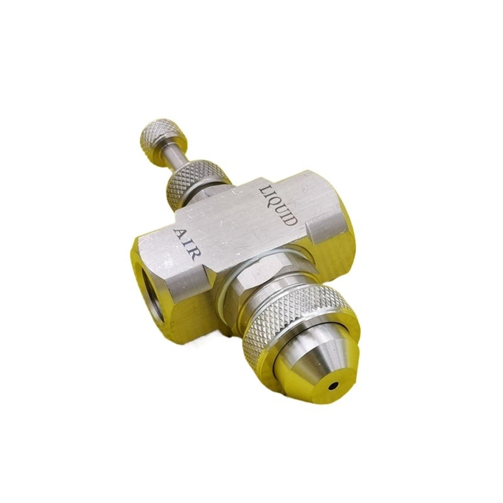 Brumisateur gaz-eau atomisation d'air jet plat conique siphon