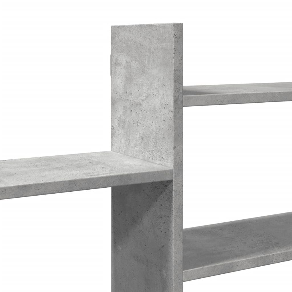 vidaXL Półka wisząca, szarość betonu, 167,5x18x68 cm
