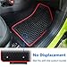 Bonbo Floor Mats & Cargo Liner Set Fits for Jeep Renegade 2015-2022 2023 Custom Fit Front & Rear Seat Slush Mats, Environmentally Friendly Rubber Heavy Duty All Weather Guard Odorless (Pack of 4)