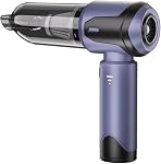 Nettoyeur à vide sans fil,Nettoyant à vide auto puissant 24000PA Nettoyant à vide portatif rechargeable petit portable avec 3 Modes LED Lumière pour voiture Pet Bed Home Office
