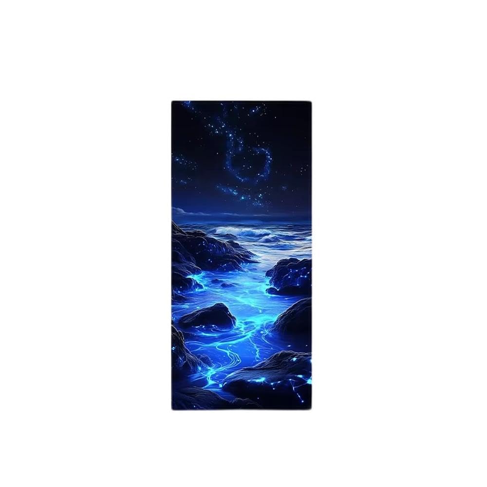 Dabhuoc B Car Parts 2 Pcs Car -Pillar Stickers Waterproof Decorative Cover Scratches Car Door Post Vinyl Decal(B)