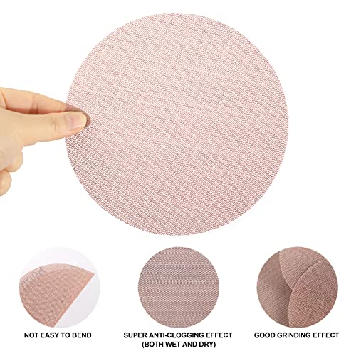 Kcmell 20PCS 150mm Mesh Sanding Discs 600 Grit, 6 Inch Hook and Loop Sanding Pads - Image 3