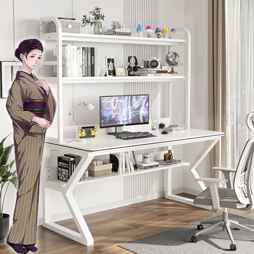 Koubhyj [^|]Q[~OfXNAp\RfXNy̔I+XgCṽfXNgbv 140x60x178cmzgJ^ Ɗ study table VvAw[Xy[XASS݌vAlԍHw փfXN e[N 