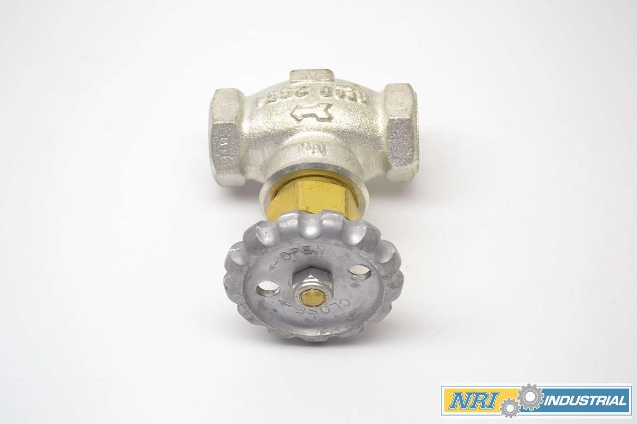 NEW REGO 2554 DIAPHRAGM 400CWP 1/2 IN NPT THREADED GLOBE VALVE B457130