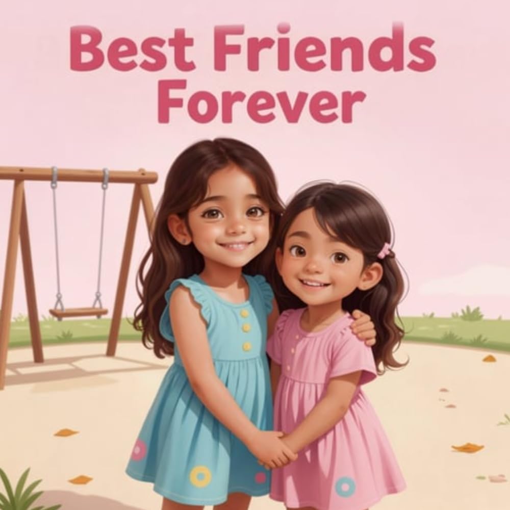 Best friends Forever: children's book about friendship, sharing, and learning. Relaxing story about two best friends