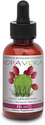 Miniatura 2 de Nopavera - Suplemento natural de cactus nopal, gotas concentradas líquidas saludables ricas en betalainas para las articulaciones, apoyo al sistema