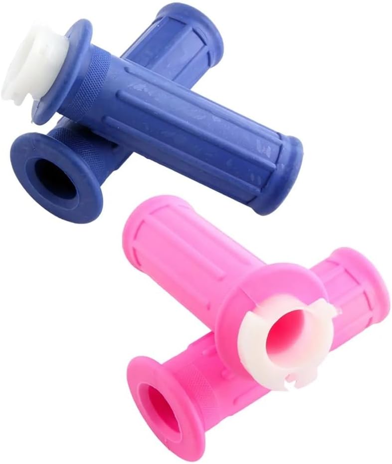 Non-Slip Handlebar Grip Covers Motorcycle Handlebar Grips Practical Throttle Twist Grip Handle Bar Set Left Right for PW50 Replaces Spare Parts