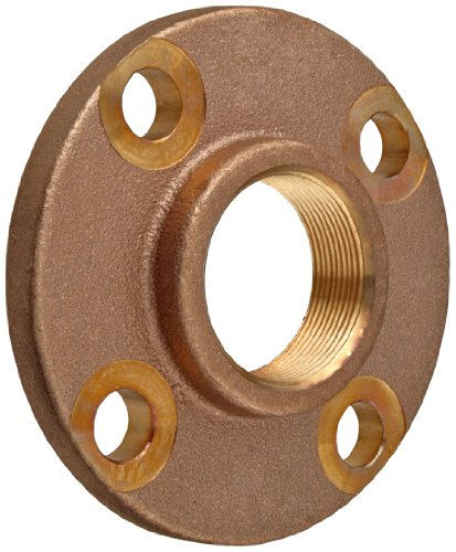 Merit Brass-XNL235-32 Lead Free Brass Pipe Fitting, Threaded Companion Flange, Class 150, 2