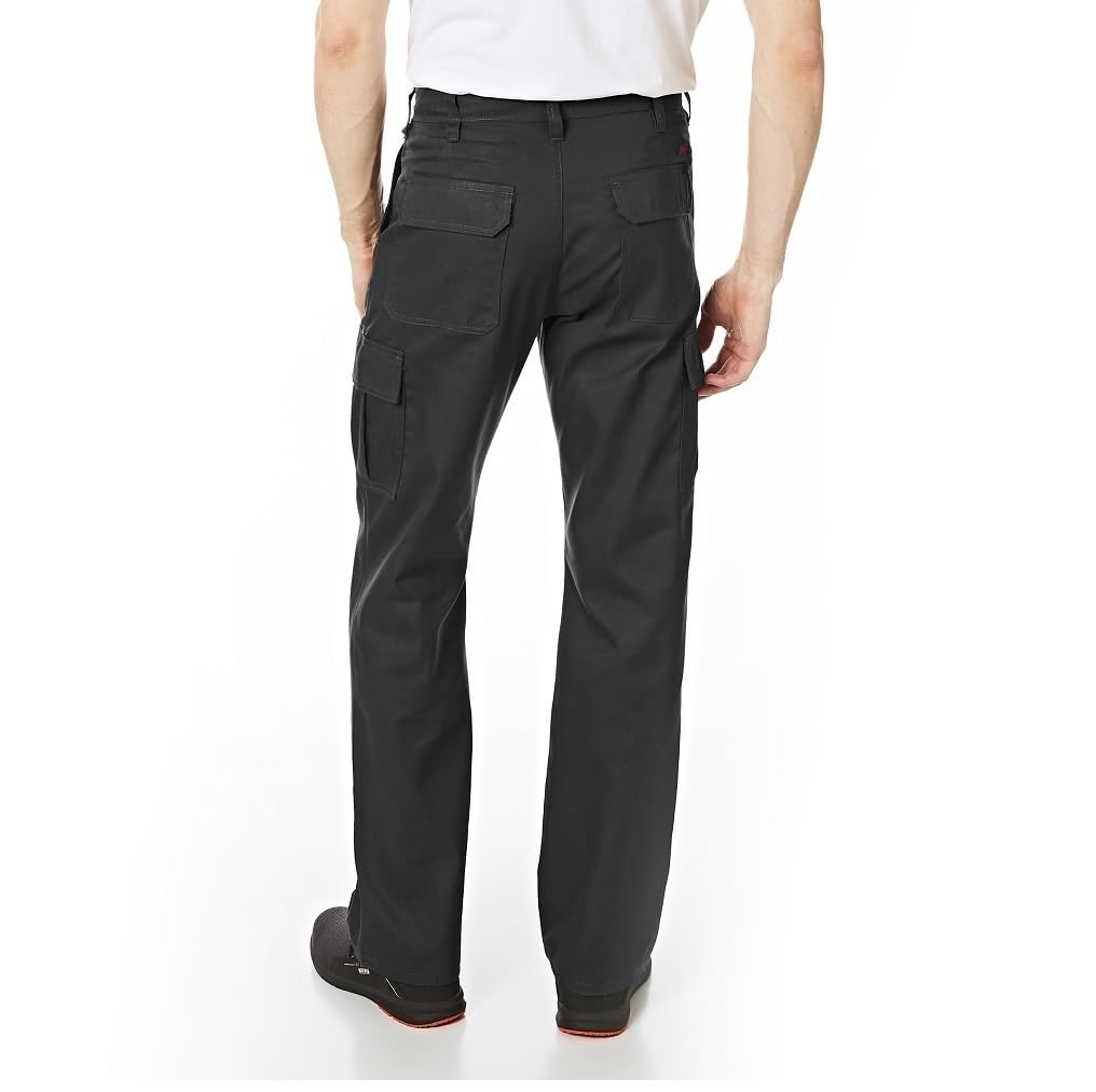 Lee Cooper Pantalon Travail Homme Cargo 245 GSM – Workwear Résistant Multi Poches Entretien Facile, Pantalon Sécurité Coupe Droite Bouton Zip