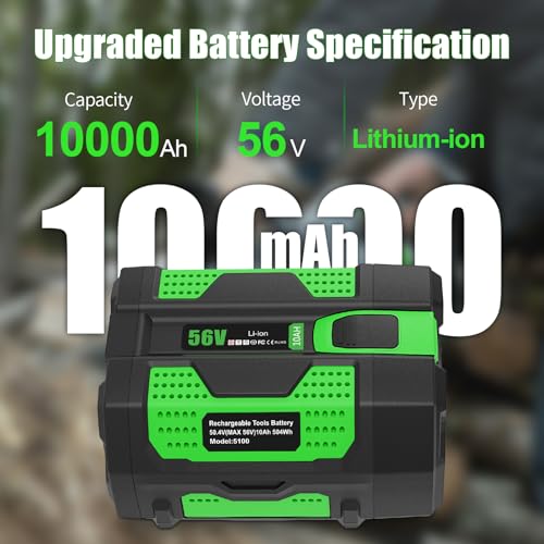 Image of Replace for EGO 56V Battery 10AH,Compatible with EGO All 56V Power Tool