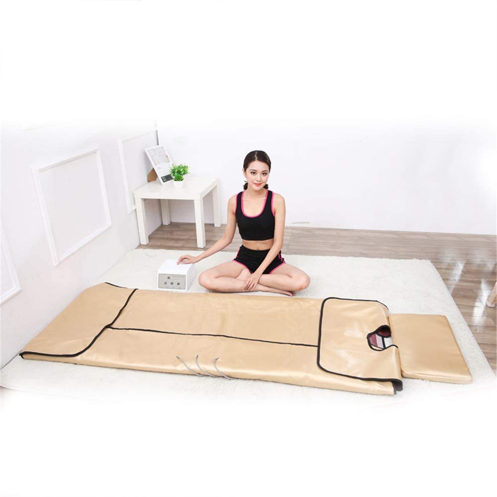 Manta de sauna de infrarrojo lejano multifunción, manta adelgazante portátil de sauna humeante para moldeador corporal Máquina de terapia de desintoxicación de pérdida de peso