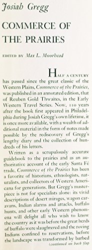 Commerce of the Prairies (American Exploration ... 0806102993 Book Cover