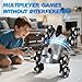 NQD® Robot Dog Toy, 360°Rotate Remote Control Robot Dog with Dancing & Sound FX, Remote Control Cars RC Stunt Robotic Dogs with LED Eyes, Electronic Pet Toys Gifts for Boys Kids Age 3-5 6-7 8-12