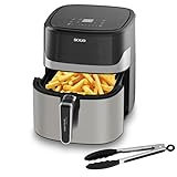 FREIDORA SIN ACEITE SOGO FRE-SS-10885 6,5L DIGITAL INOX C/PINZAS