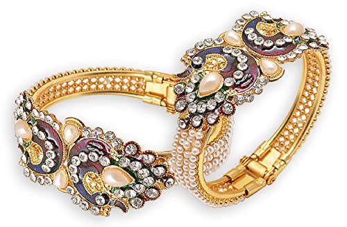 Image of JDX Gold Plated Adjustable Gand Bracelet for Girl & Women
