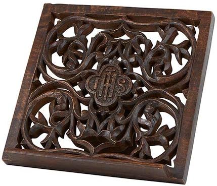 IHS Carved Bible Stand