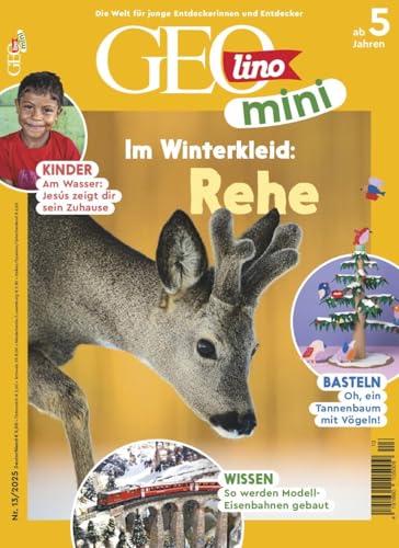 GEOlino mini 13/2025'Im Winterkleid: Rehe'