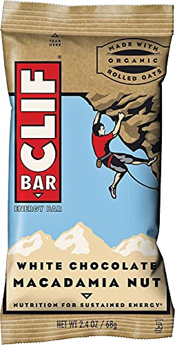 Clif Bar Energy Bar - White Chocolate Macadamia Nut, 12 - 2.4 oz (68 g) bar by Clif