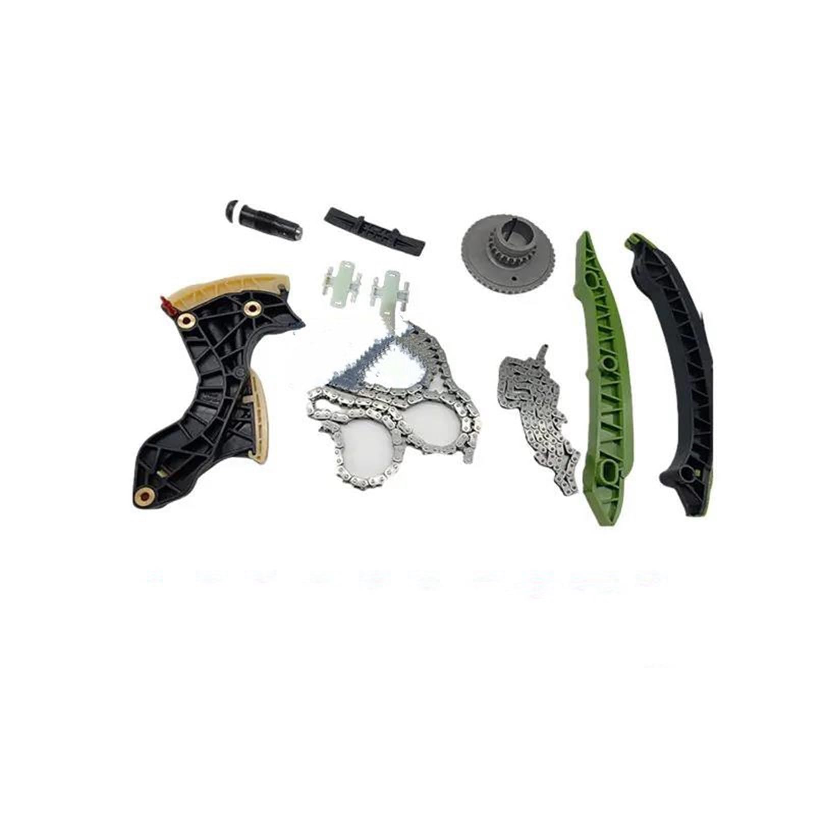 Genérico Kit Cadena Distribución Motor Coche 10 Piezas para Benz M271 A209 C209 W203 W204 CL203 R171 0009933978 A2710521116