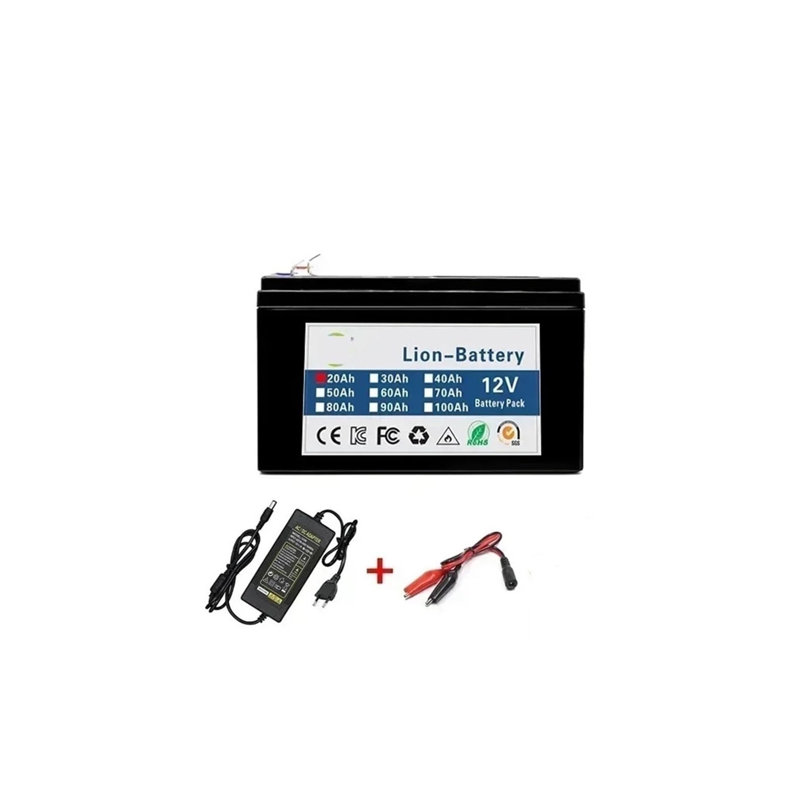 Batería De Litio Mejorada 12v 20Ah 18650 Batería De Iones De For Vehículos Eléctricos Paquete De Batería De Litio 9V- 12V 20000mAh BMS Incorporado 30A De Alta Corriente