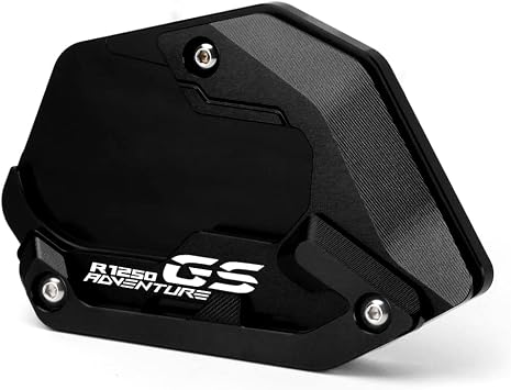 Motorcycle Side Stand Extension Kickstand Plate Compatible with BMW R1250GS Adventure 2018-2023 Low suspension | Enlarger Support Pad R 1250 GS ADV GSA R 1250GS R1250 Accessories black