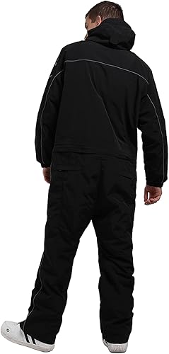 Miniatura 2 de GSOU SNOW Traje de esquí de una pieza impermeable a prueba de viento, traje de nieve aislado para deportes de nieve para hombres y mujeres