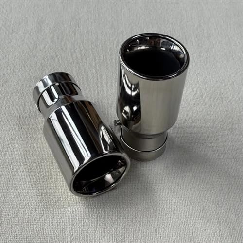 Punta universal de escape premium en acero 304 con borde rizado 2