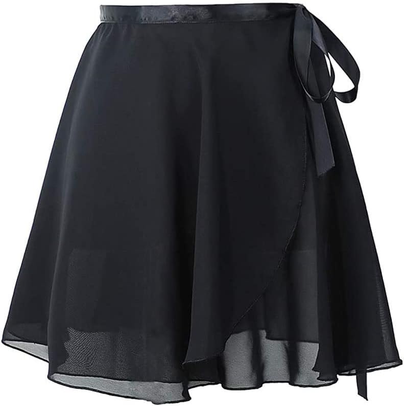 HiDance Ballet Skirt Chiffon Wrap Dance Skirt for Girls/Women