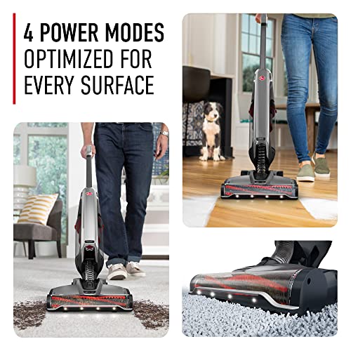 Image of Hoover ONEPWR Evolve Pet Elite Cordless Upright Vacuum Cleaner, Lightweight Stick Vac, for Carpet and Hard Floor, BH53801V, Black (Renewed)