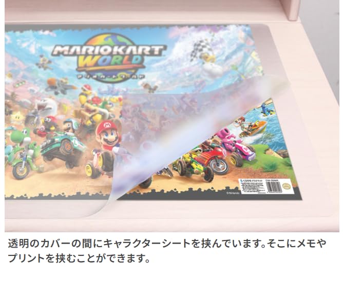 Amazon | くろがね あつまれどうぶつの森柄デスクマット DM-22DM 裏面
