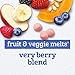 Gerber Stage 3 Baby Food Snacks, Very Berry Fruit and Veggie Melts, Freeze Dried Fruit and Vegetable Snacks for Babies, Baby Led Feeding