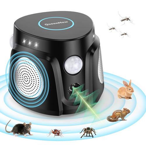 Repelente Ultrasónico de Plagas,360° Ultrasónico para Ratas,Antimosquitos Electrónico y Ahuyentador de Roedores,Repelente ultrasónico para Ratones Cucarachas antiplagas,Anti Mosquitos,Ratones,Roedores
