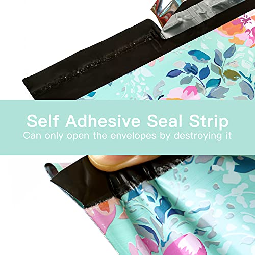 Ruspepa Poly Mailers Shipping Bags Spring Flower Design 2.3 And 3 Mil Heavy Duty Self Seal Mailing Envelopes - 30 Pack - 6 X 9, 10 X 13, 12 X 14.5 Inches #TOP5