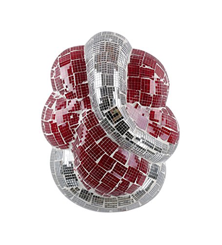 Image of Glamour Glint Ganpati Mosaic Mounted Wall Light Lamp - Pink & Silver Edition, Metal & glass | For Home, Hall, Living Room, Bedroom, Hotel, Office Decor | Ideal for Pooja Room & Mandir | Modern