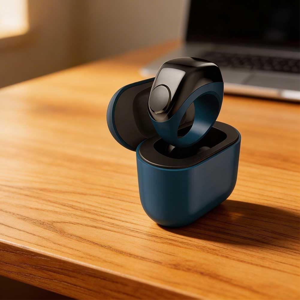 Smart Ring Counter per preghiera e monitoraggio del fitness con grado di impermeabilità IP67 e bande regolabili in grigio, nero, rosa, verde, blu (rosa)