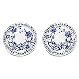 ebay porzellan meissen zwiebelmuster Farbe: weiß / dunkelblau Triptis 13503806747317 Romantika Zwiebelmuster Kaffee-Untertasse, Ø 15 cm, Porzellan, weiß/blau (2 Stück)