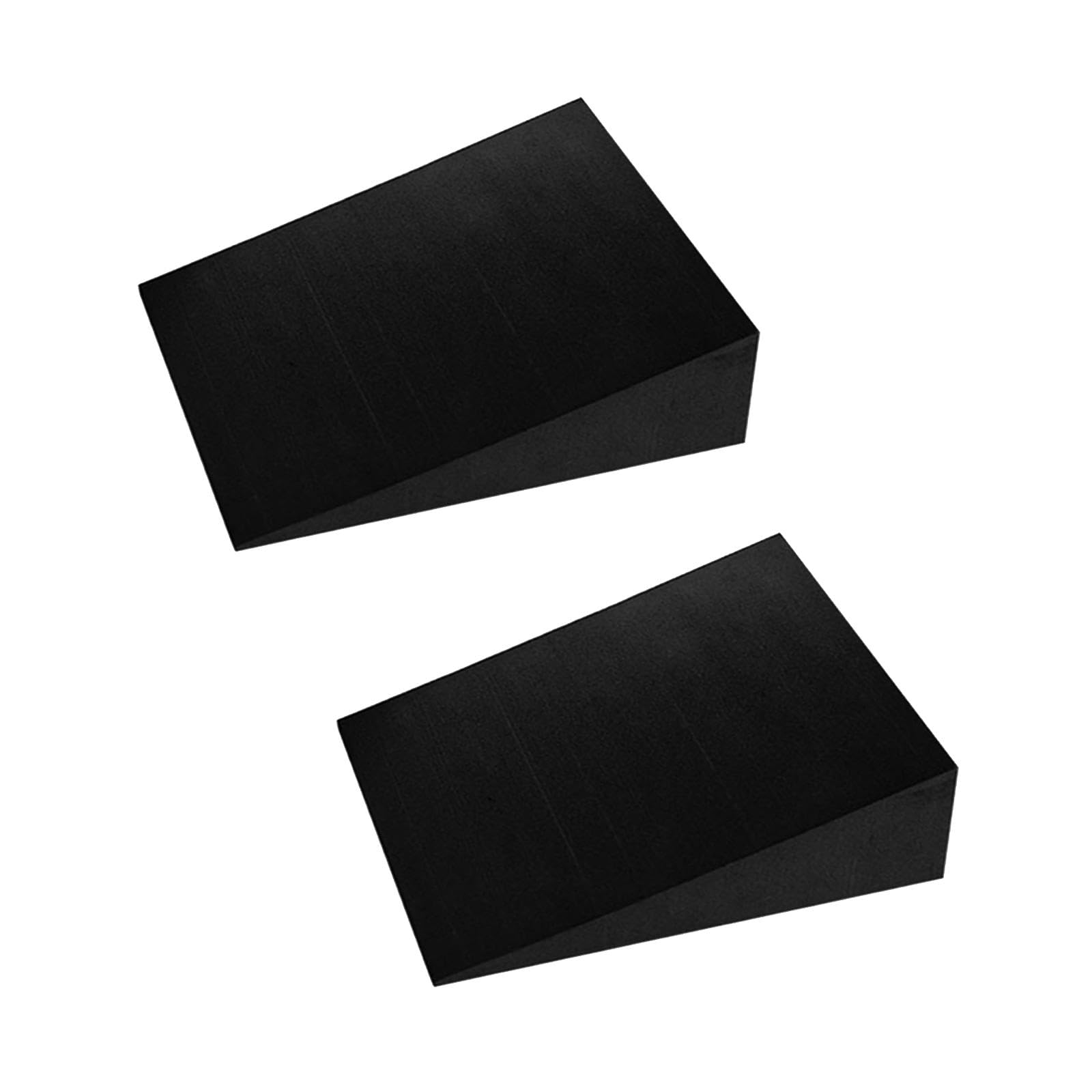 2Pcs Slant Board Calf Stretcher Fitness EVA Heel Stretcher Yoga Wedge Blocks Black Color 11.5cmx9cmx3cm|Sporting Goods|Fitness, Running & Yoga|Yoga & Pilates|Yoga Props-image-7