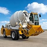 Onsite Self Loading Concrete Mixer 1.8m³, Automatic Concrete Mixing Machine, Ready Mix Concrete Mixer Truck for Building Projects