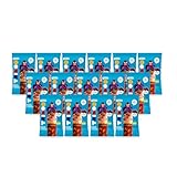 Smileat - Pack de 15 TRIBOO Snacks de Fruta sabor Arándano y Manzana - Aperitivo para Niños - Alternativa a Gominolas y Chuches - Ideal para el Cole y Meriendas - 375g