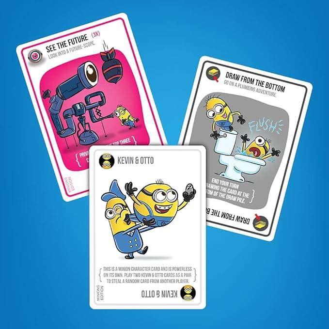 Image of Exploding Minions Board Game | A Fun Russian Roulette Card Game, Perfect for Family-Friendly Parties | Suitable for Kids, Teens, and Adults - 2-5 Players