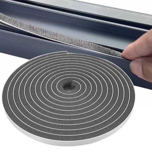 33 Ft Weather Stripping Door Seal Tape,Window Noise Blocker,Noise Blocker for Room,Self-Adhesive Soundproof Foam Insulation,Gray