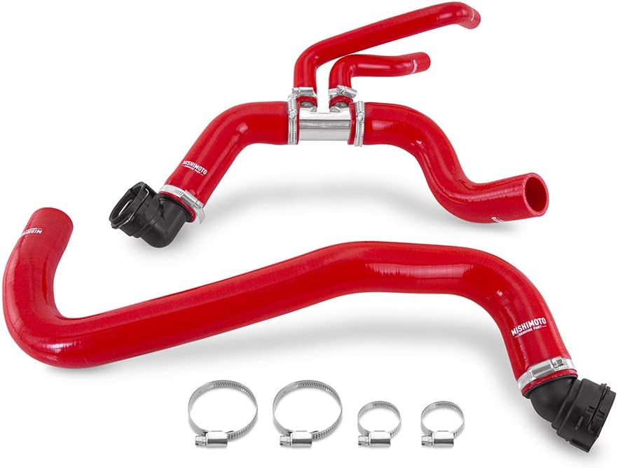 Mishimoto MMHOSE-F50-11RD Silicone Radiator Hose Kit, Compatible With 2011-2014 Ford F-150 5.0L V8, Red