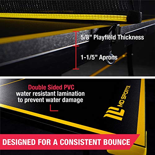 MD Sports Table Tennis Tables Multiple Styles Ping Pong Tables, Foldable for Easy Storage with Nets Included, Perfect for Family Game Rooms