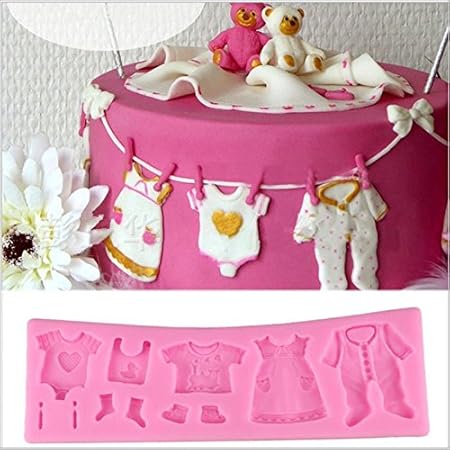 Da Wa Moule En Silicone Pate A Sucre Amande Fimo Silicone Moules A Gateaux Fondant Chaussures Bebe Amazon Fr Cuisine Maison