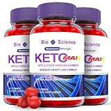 (3 Pack) Bioscience Keto Gummies Max - Bioscience ACV Keto Max Gummies, Bioscience Keto Max Gummies with Apple Cider Vinegar - Vegan, Non GMO - Advanced Formula Ketogenic Supplement