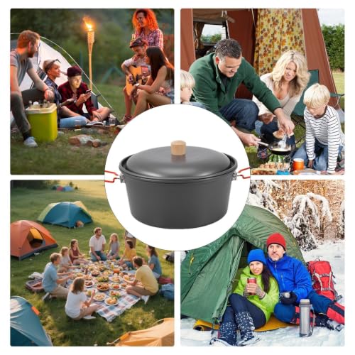 Ustensile de camping en alliage d'aluminium durable pour cuisson haute température - 5
