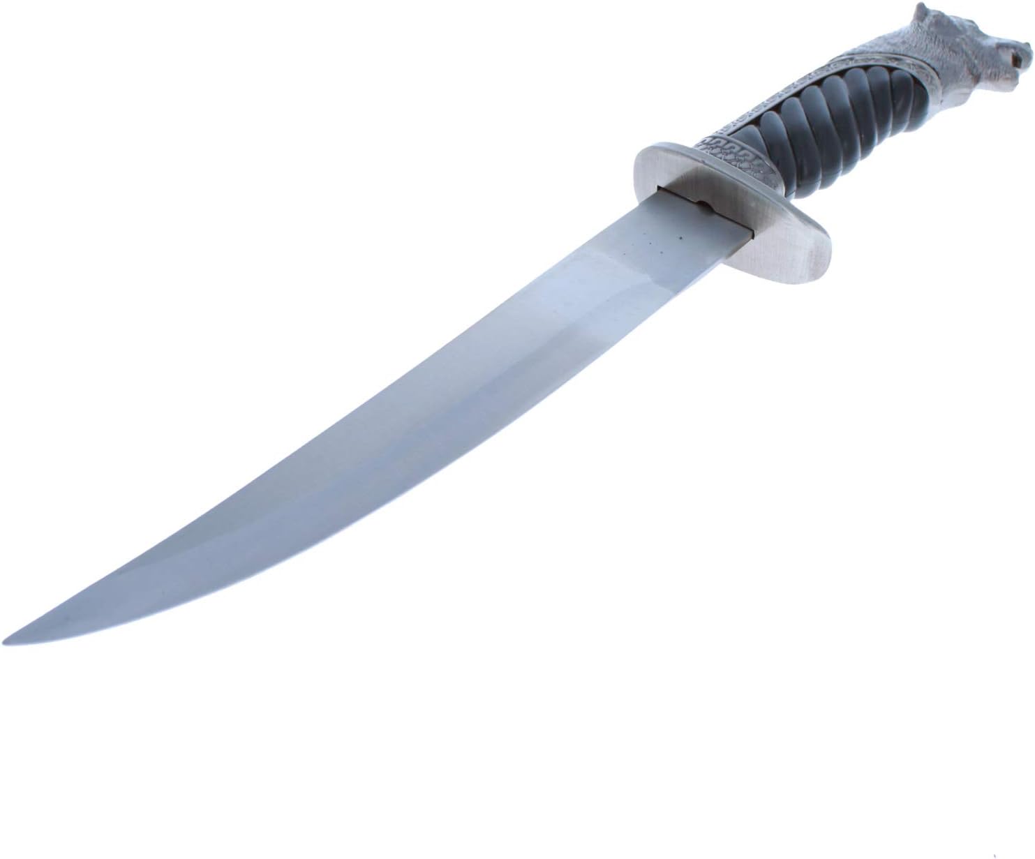ASR Outdoor 13" Wildlife Collection Animal Head Fixed Blade Hunting Knife, Howling Bear
