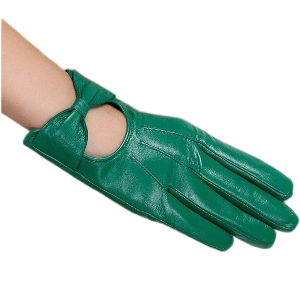 Guantes de cuero de cabra de alta calidad y tacto extra suave