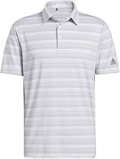 adidas Men's Heathered Primegreen Aero.rdy Polo Shirt